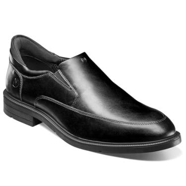 Imagem de Nunn Bush Mocassim masculino Kore Ez Hero Mocassim sem cadarço fácil de tirar, Preto, 12 Wide