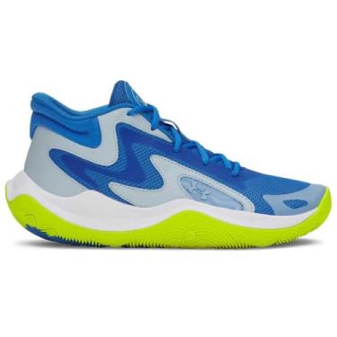Imagem de Under Armour Tênis masculino, Blue Atlantis Blue Calm Metallic Blue Calm, 46 BR