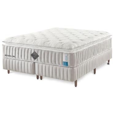 Imagem de Colchão De Látex Qgel Com Cobre Box Solteiro King 96x203cm