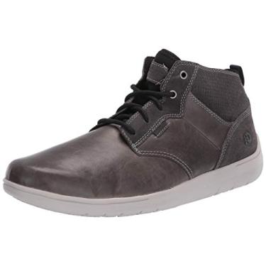 Imagem de Dunham Bota masculina Smart Chukka, Cinza, 9.5