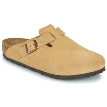 Imagem de Birkenstock Sandália feminina Arizona macia com palmilha, Bege, 41