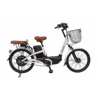 Imagem de Bicicleta Elétrica Aro 22" LEV E-Bike S 350W, Branco