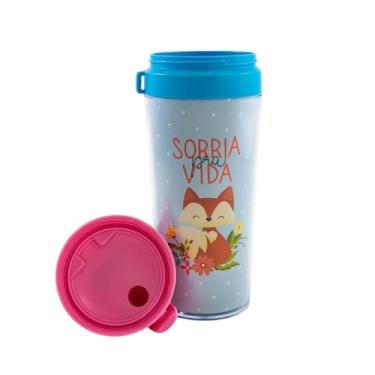 Imagem de Garrafinha 330ml com Tampa e Trava - Foquinha