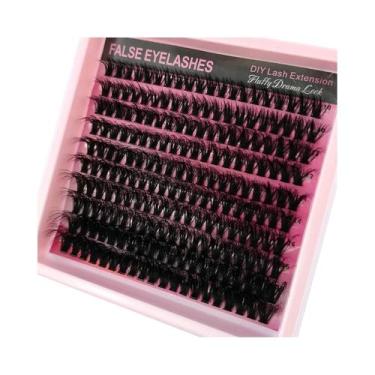 Imagem de Cílios Postiços 5D-200D Grossos E Volumosos, 10 Fileiras, 10-18mm, Ext