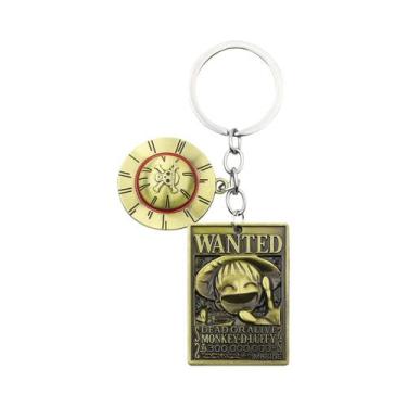 Imagem de Chaveiro De Anime One Piece Luffy Zoro Robin Acero Tag De Pedido De Ca