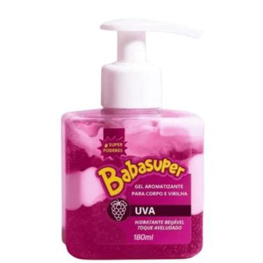 Imagem de Gel aromatizante uva 180ml babasuper sp poderes  aroma doce e sensação