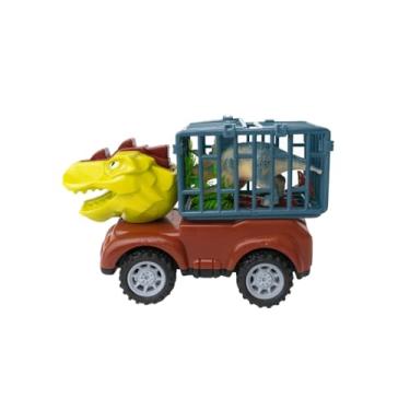 Imagem de Carrinho de Dinossauro com Jaula, Brinquedo com Dinossauro
