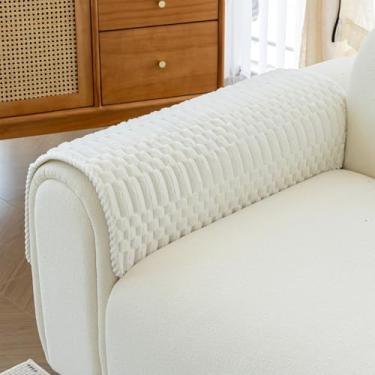 Imagem de JPGGD Capas de sofá quentes de pelúcia laváveis, divertidas e felpudas para cães, lavável, antiderrapante para poltrona reclinável, capa de sofá macia para animais de estimação e crianças (1 peça