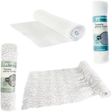 Imagem de Forro de gaveta protetor, antiderrapante, resistente, lavavel, cozinha, armario, reutilizavel, eficiente