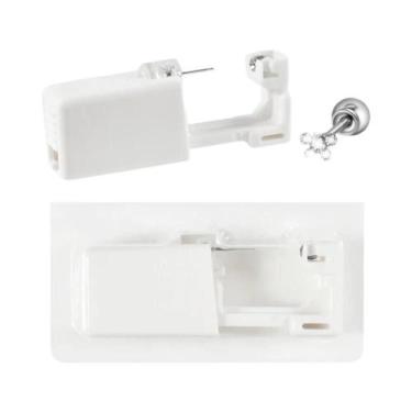 Imagem de Unidade De Perfuração De Orelha Descartável Banho De Ouro 24K, Brincos