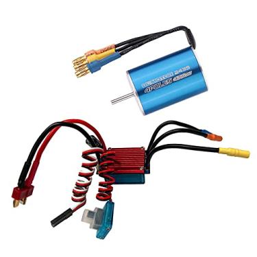 Imagem de LUGU 2435 4800KV 4P Sensorless Motor Brushless com 25A Brushless ESC (controlador de velocidade elétrico) para 1/16 1/18 carro RC caminhão