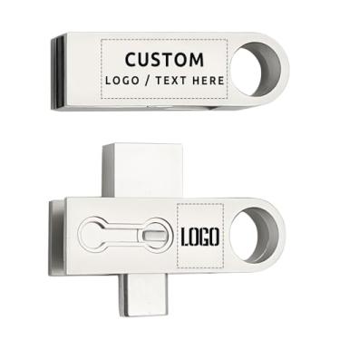 Imagem de Flash Drive OTG personalizado com opção de embalagem, pacote com 50 logotipo personalizado tipo C duplo e unidade USB para promoções de negócios, presentes corporativos, eventos, brindes de marca em