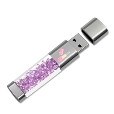 Imagem de Pen Drive USB de 64 GB, suporte de memória externa Techkey para armazenamento de imagens/vídeo/dados/backup V1.98 de alta velocidade, polegar, saltar/discos rígidos - mesclado