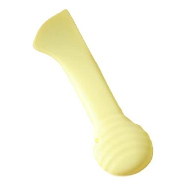 Imagem de Generic Colher Abridora de Latas Manual para Animais de Estimação, Ferramenta Reutilizável e Compacta para Abrir Latas de Alimentos de Cães e Gatos, Mini, Amarelo