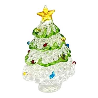 Imagem de Sclmgo Estatueta de Árvore de Natal, Decoração Natalina, Coleção, Centro de Mesa, Estátua de Árvore de Natal para Escritório, Style a, Tamanho real