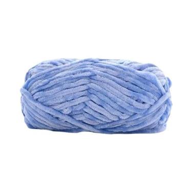 Imagem de Fio De Lã De Veludo Super Macio 100g Material De Tricô Grosso Para Cha