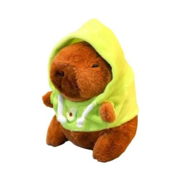 Imagem de Brinquedo De Pelúcia Capivara De Tamanho Pequeno Com Asas E Capuz, Bon