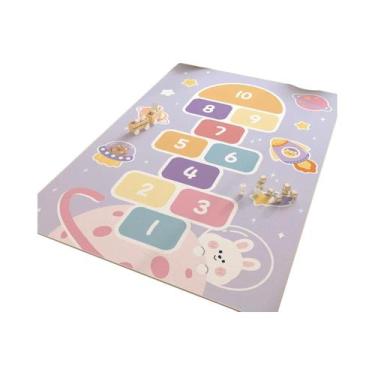 Imagem de Tapete Infantil Antiderrapante Com Estampa De Dinossauro, Decoração De