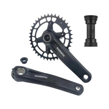 Imagem de Pedivela Shimano Deore SLX MT510 32T 34T 36T 38T 170mm Para Bicicleta 