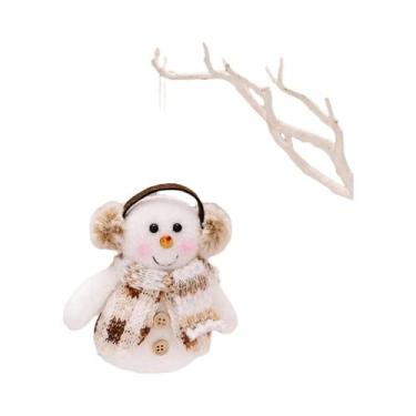 Imagem de Enfeites De Natal De Papai Noel, Boneco De Neve, Alce E Árvore De Nata