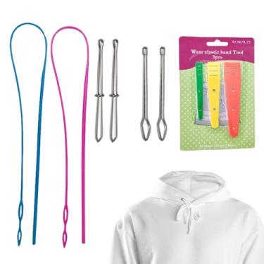 Imagem de Ferramenta De Enfiar Corda,Passador de Cordão Para Capuz - Virador de Laços Ferramenta de Costura | para Confecção de Capuzes, Bordado, Iniciantes, Alfaiates, Uso Doméstico, Passatempo e Faculdade