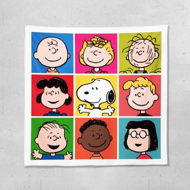 Imagem de Tapeçaria Snoopy Wall 75x75cm, microtecido, fibra, decoração de quarto