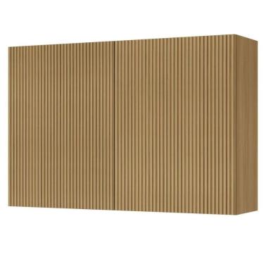 Imagem de Armário Aéreo De Cozinha 1,20m 2 Portas 100% Mdf Cléo Raissa Madeirado Nesher Madeirado