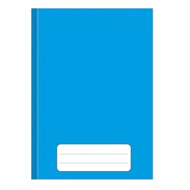 Imagem de Kit 5 Caderno Escolar Brochura Grande Capa Dura 96 Folhas