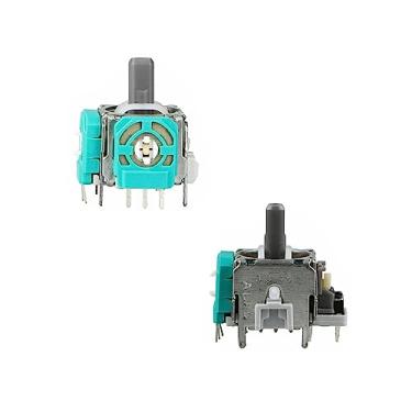 Imagem de 2 Pack Replacement Joycon Joystick Analog Thumb Stick Repair Kit for Nintendo Switch 2 (2025) JoyCon Controller, Anti-Drift Left and Right Joystick with Y1.5 / +1.5 Screwdriver/Pry Tools/Thumb Grips