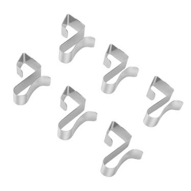 Imagem de TARSHYRY 50 Clipes de Calha para Luzes de Natal, Ganchos de Calha de Metal à Prova de Intempéries Sem Necessidade de Ferramentas, para Luzes de Decoração de Férias e Decoração Externa (S)