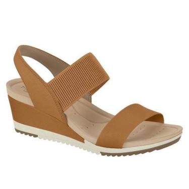 Imagem de Sandália Feminina Modare Ortopédica Anabela Elástico UltraConforto Dia