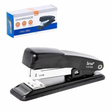 Imagem de Grampeador De Metal Para 20 Folhas Preto GP1000 Brw