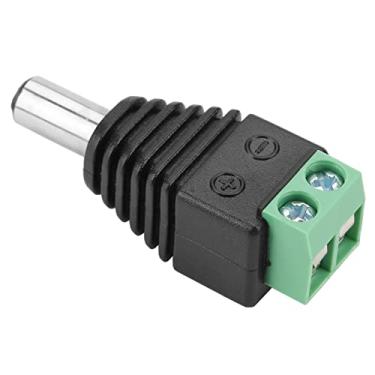 Imagem de Luqeeg Plugue Macho de Alimentação DC Conector Adaptador de Terminal de para Câmera CCTV 5,5 * 2,1 Mm 10 Unidades para Cabeamento Profissional Adequado para Câmera CCTV Conectada