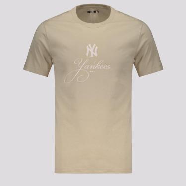 Imagem de Camiseta New Era MLB New York Yankees Classic Bege-Masculino