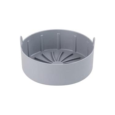 Imagem de Valatala Silicone Air Fryer Pan Substituição para Liners de Papel Tapete Não-aderente Cozinha Panela Micro-ondas Grelha Pão Cesta Bolo Alimentos Acess