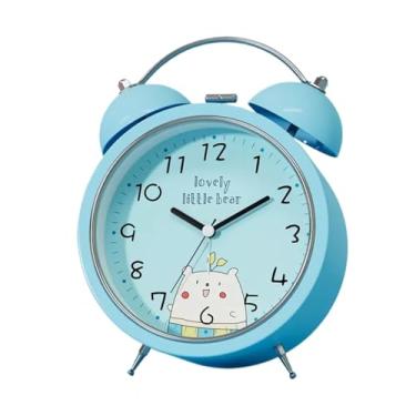 Imagem de Despertador para quarto relógio analógico de mesa - relógio decorativo - relógio de manto silencioso fácil de ler - relógios de mesa silenciosos para sala de estar, quarto, cabeceira, mesa, relógio de