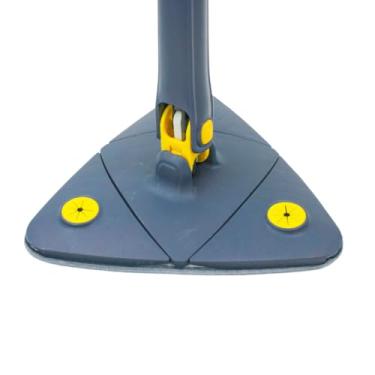 Imagem de Mop Triangular Rodo Limpeza Giratório Ajustável Retrátil Refil