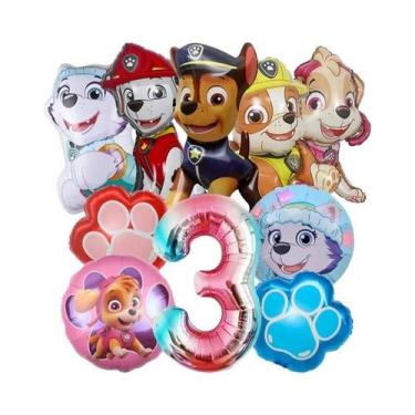 Imagem de Balões De Alumínio Patrulha Canina Ryder Skye Chase Para Decoração De 