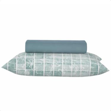 Imagem de Jogo Roupa de Cama Simples 2-3 Peças 100% Algodão Crystal Teka (Cristalino, Casal)