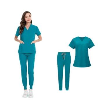 Imagem de Conjuntos De Uniformes Médicos Unissex, Roupas De Trabalho Para Doutor