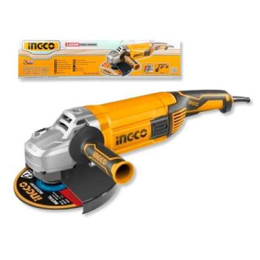 Imagem de Esmerilhadeira Angular Ingco AG240082 180mm 220V 2400W M14 Para Corte 