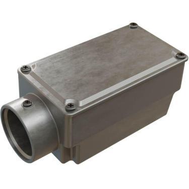 Imagem de Caixa de Derivação Fixa Conduletzel Sem Pintura Tipo E de 1.1-2 com Tampa E012030065 Wetzel Caix