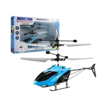 Imagem de Helicóptero RC Elétrico Anti-Queda Para Uso Interno Com Suspensão Bidi