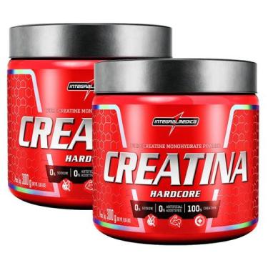 Imagem de 2X Creatina 100% Pura Hardcore Integralmedica 300G