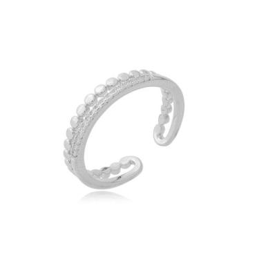 Imagem de Anel Duplo Regulável - Prata - Lita Vie