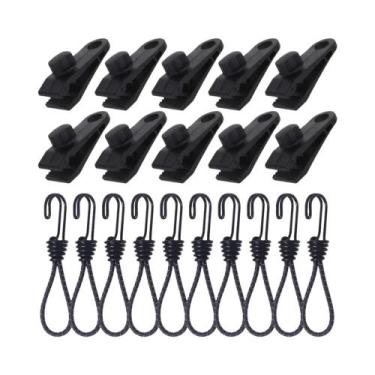 Imagem de Clipes De Fixação Para Tendas De Alta Resistência Com Corda Elástica, 