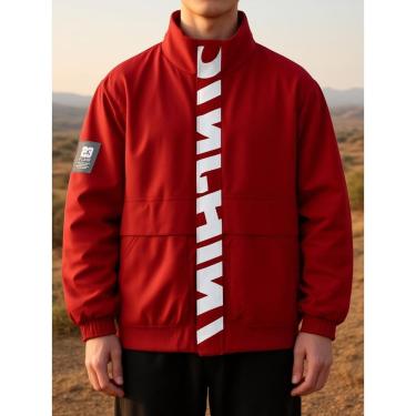 Imagem de Casaco Masculino Casual Gola Alta com Bolsos Grandes