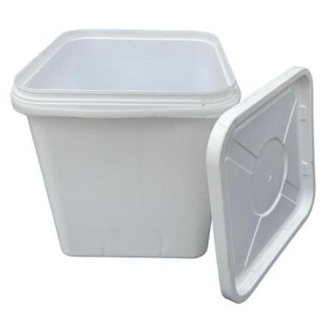 Imagem de Balde Branco 16L Reciclado Para Limpeza De Pátios - Nastripack