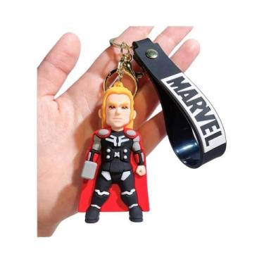 Imagem de Chaveiro Dos Vingadores, Figuras De Ação Marvel Em PVC, Presentes De A