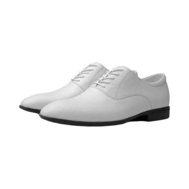 Imagem de Sapatos Oxford Masculinos De Couro Legítimo Respiráveis Com Cadarço Pa